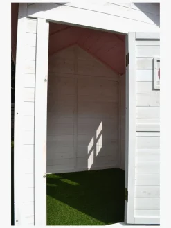 Woodlii Legehus, Hvid/Lyserød