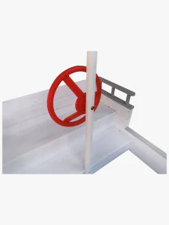 Woodlii Sandkasse i Træ Båd, Hvid