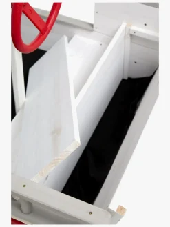 Woodlii Sandkasse i Træ Båd, Hvid